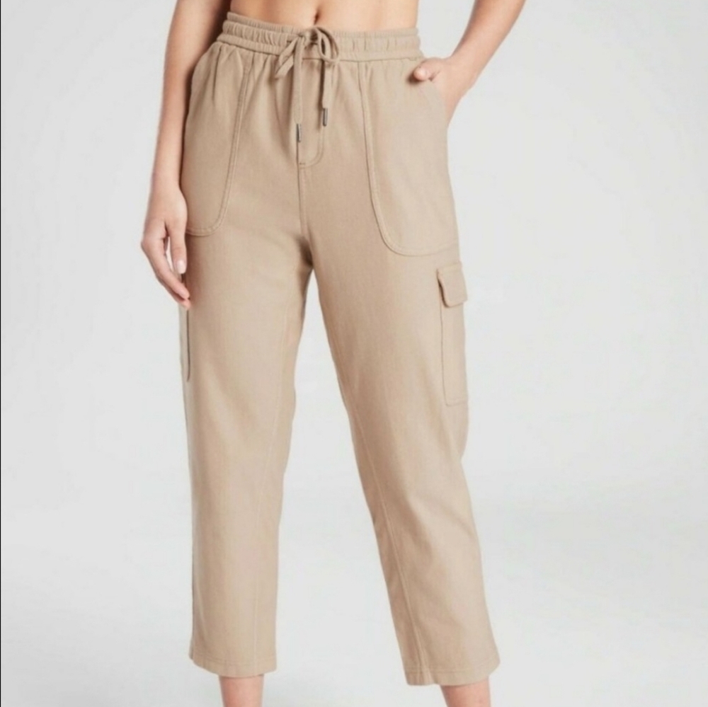Athleta Farallon Cargo Crop Pant - Picture 2 of 9